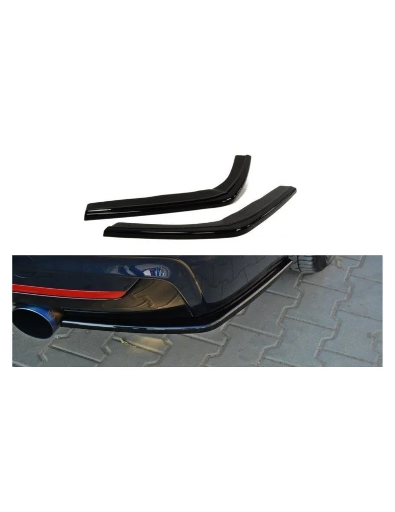Rajouts de pare-chocs arrière BMW Série 4 F32 Pack M v.1 noir brillant