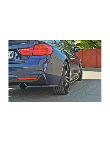 Rajouts de pare-chocs arrière BMW Série 4 F32 Pack M v.1 noir brillant
