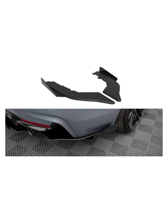 Rajouts arrière Street Pro BMW 435i Coupé F32 cœur rouge et flaps Maxton Design