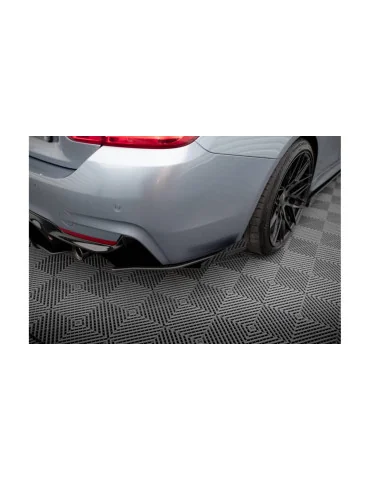 Rajouts arrière Street Pro BMW 435i Coupé F32 Pack M noir mat + flaps
