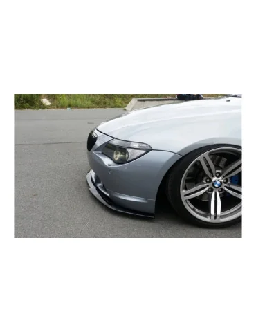 Lame de pare-chocs avant BMW Série 6 E63 v.2 noir brillant
