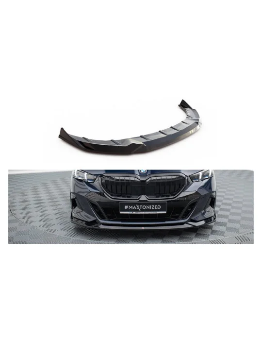 Lame de pare-chocs avant BMW Série 5 G60 Pack M v.2 noire Maxton Design