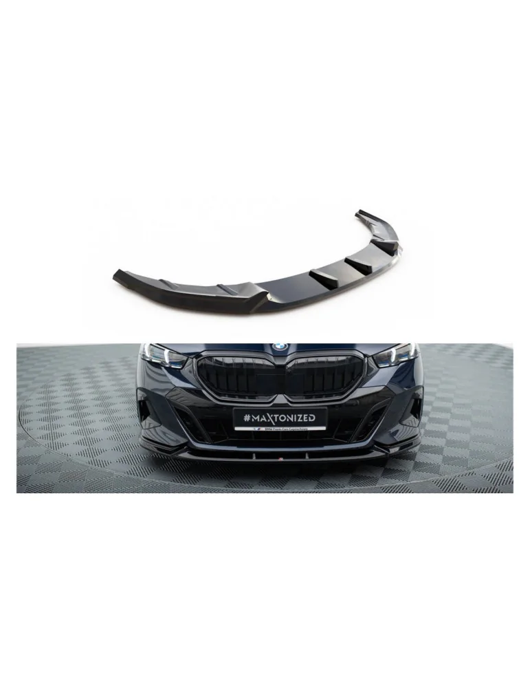 Lame de pare-chocs avant BMW Série 5 G60 Pack M v.1 noire