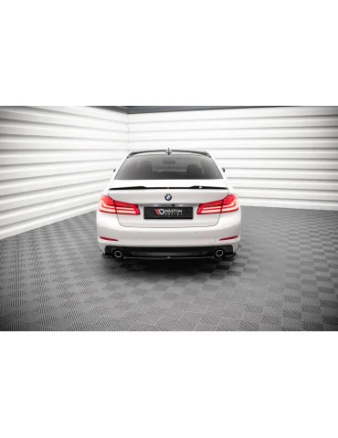 Diffuseur arrière central BMW Série 5 G30 noir brillant