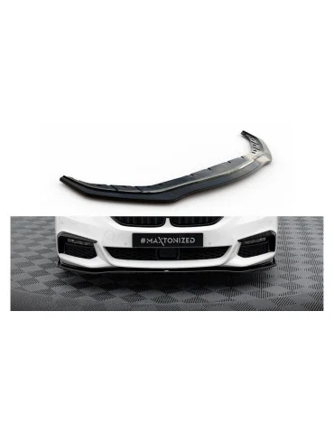 Lame avant v.2 BMW Série 5 G30 / G31 Pack M noir brillant