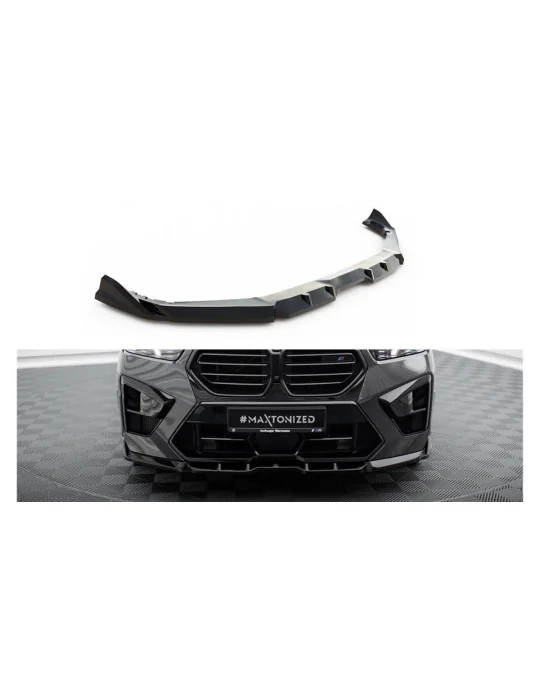 Lame avant v.1 BMW X5 M F95 restylé noire Maxton Design