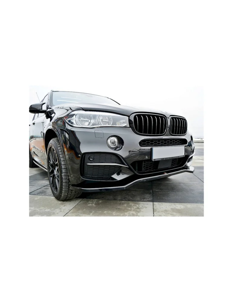 Lame avant v.1 BMW X5 F15 M50d noir brillant (2013-2018)