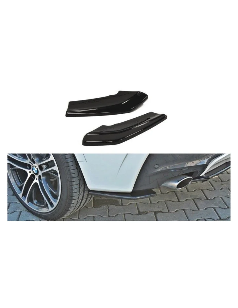 Rajouts de pare-chocs arrière BMW X4 F26 Pack M noir brillant