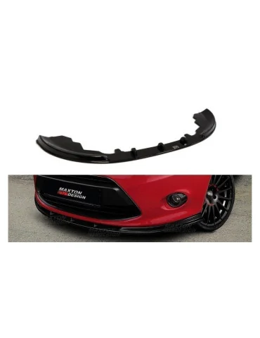Lame de pare-chocs avant Ford Fiesta VII 2008-2013 noir brillant
