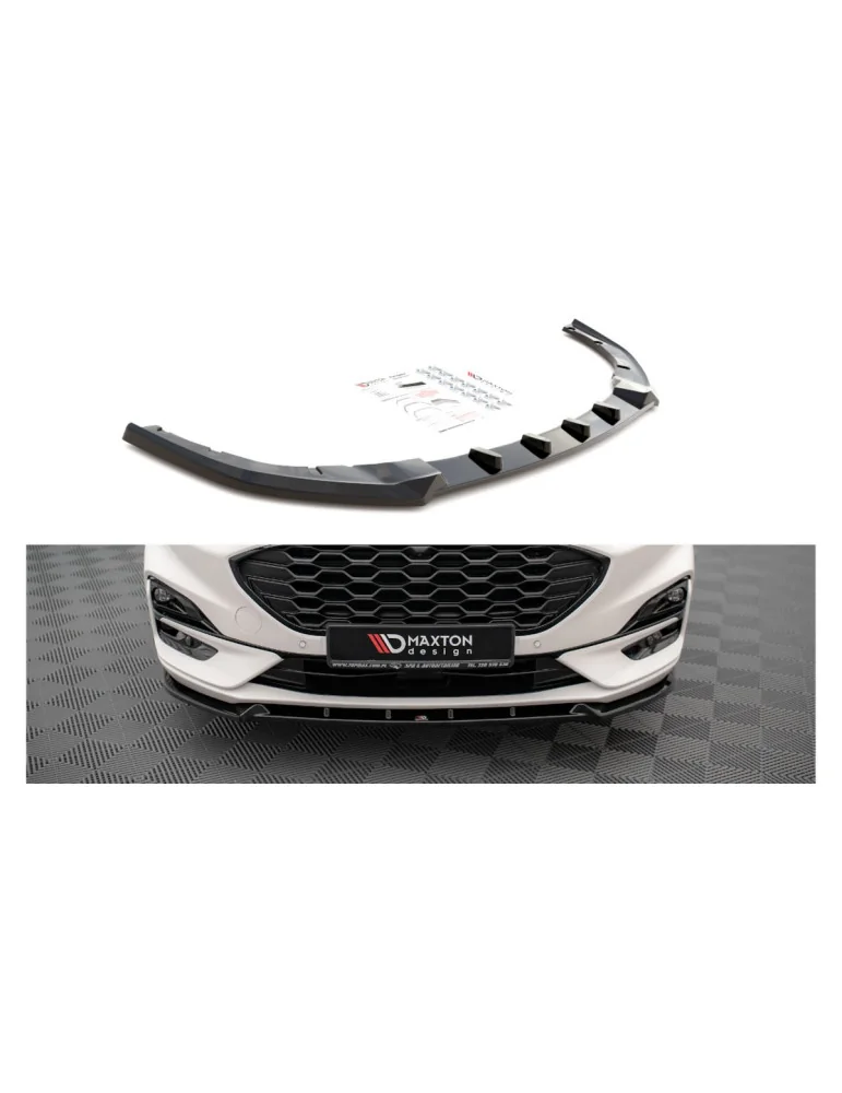 Lame de pare-chocs avant Ford Kuga III ST-Line noir brillant