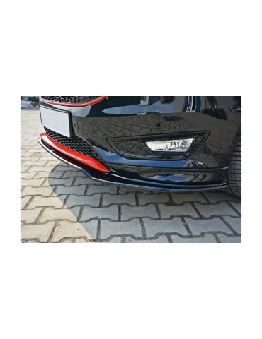 Lame avant v.2 Ford Focus III ST-Line restylée noir brillant