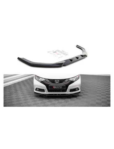 Lame de pare-chocs avant v.2 Honda Civic IX 2011-2014 noir brillant