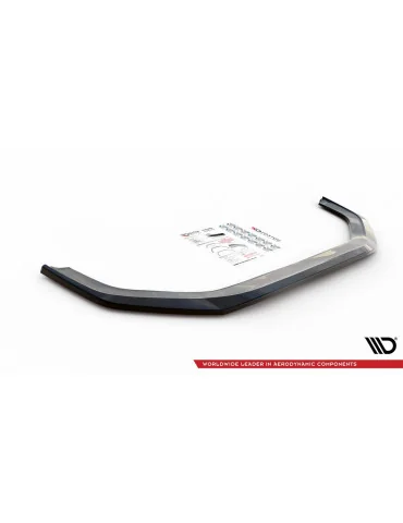 Lame de pare-chocs avant v.1 Honda Civic IX 2011-2014 noir brillant