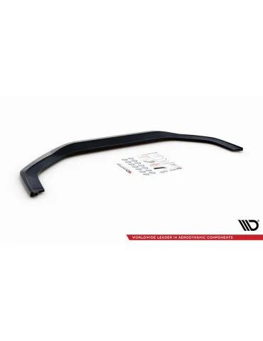 Lame de pare-chocs avant v.1 Honda Civic IX 2011-2014 noir brillant