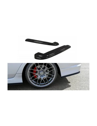 Rajouts de pare-chocs arrière Honda Accord VII Type-S noir brillant