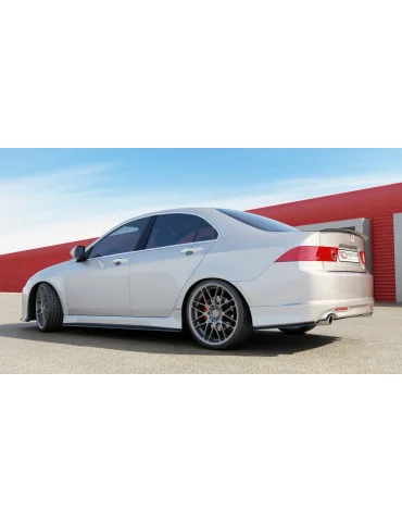 Rajouts de pare-chocs arrière Honda Accord VII Type-S noir brillant