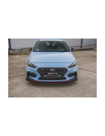 Lame avant Racing Durability + flaps Hyundai i30 N III noir mat