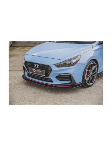 Lame avant Racing Durability + flaps Hyundai i30 N III noir mat