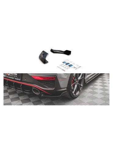 Splitters latéraux arrière Hyundai i30 N restylée v.3 noir brillant