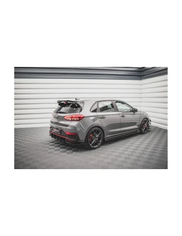 Splitters latéraux arrière Hyundai i30 N restylée v.3 noir brillant