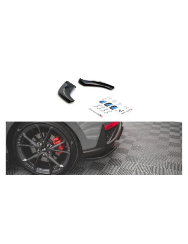 Splitters latéraux arrière Hyundai i30 N restylée v.2 noir brillant