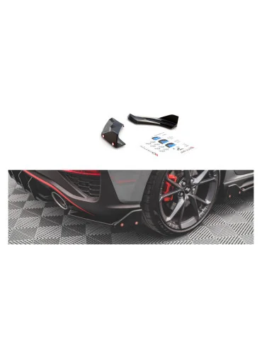 Splitters latéraux arrière + flaps Hyundai i30 N restylée v.1