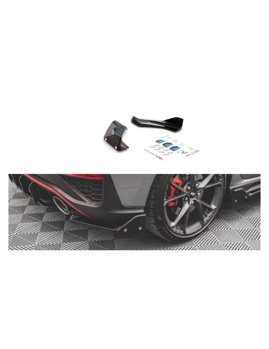 Splitters latéraux arrière et flaps Hyundai i30 N III restylée v.1 Maxton Design