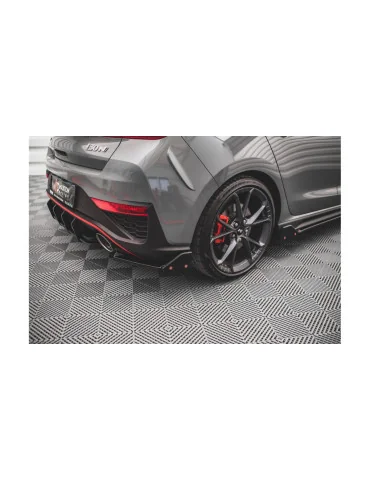 Splitters latéraux arrière + flaps Hyundai i30 N restylée v.1