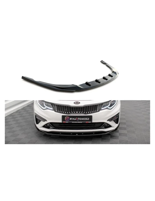 Splitter avant Kia Optima IV restylée v.2 noir brillant Maxton Design