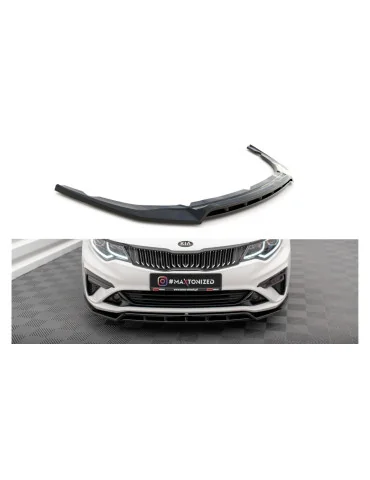 Splitter avant Kia Optima IV restylée v.1 noir brillant