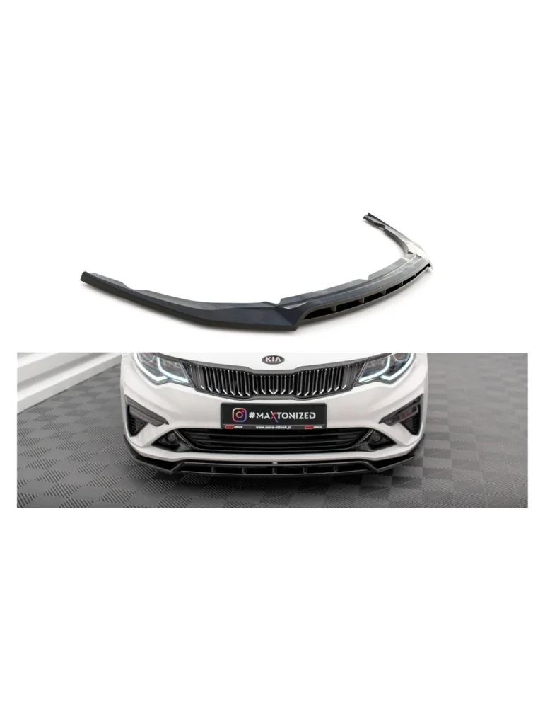 Splitter avant Kia Optima IV restylée v.1 noir brillant