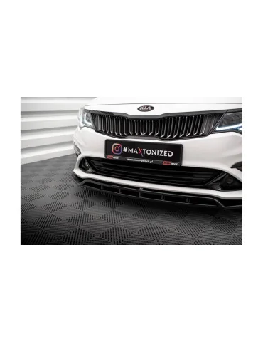 Splitter avant Kia Optima IV restylée v.1 noir brillant
