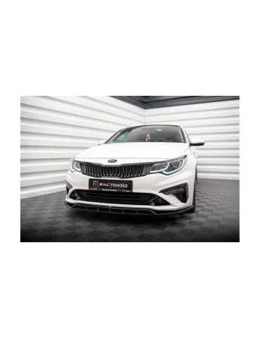 Splitter avant Kia Optima IV restylée v.1 noir brillant