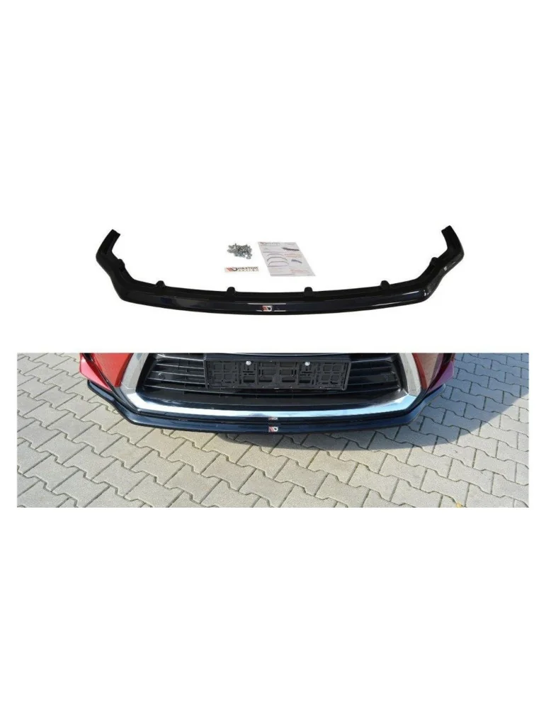 Splitter avant Lexus RX IV v.1 noir brillant