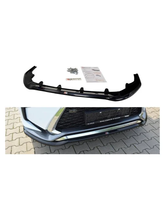 Splitter avant Lexus RX IV F-Sport v.1 noir brillant Maxton Design