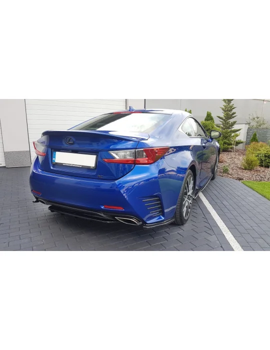 Splitters latéraux arrière Lexus RC noir brillant Maxton Design