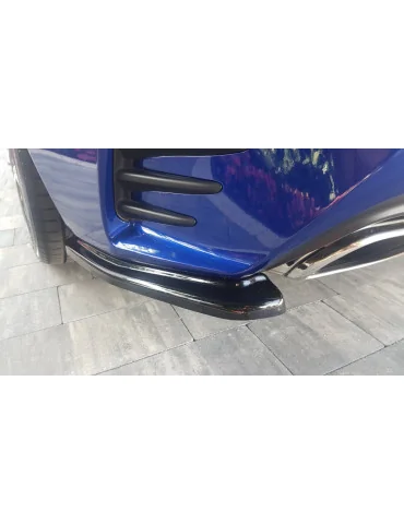 Splitters latéraux arrière Lexus RC noir brillant