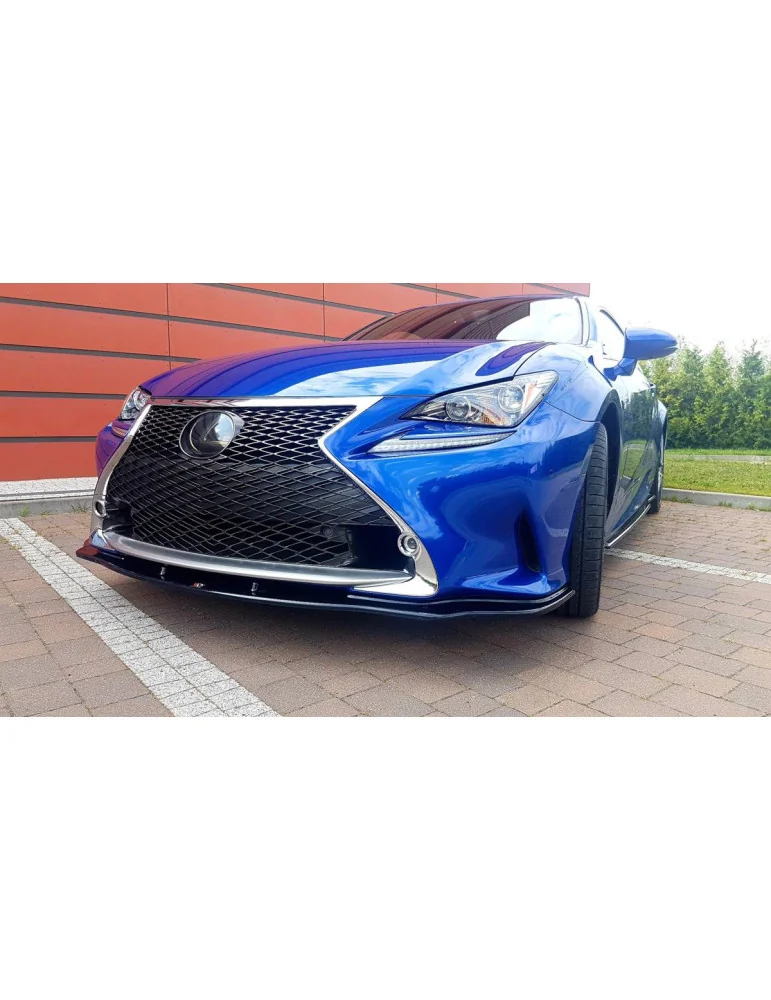 Splitter avant Lexus RC v.2 noir brillant