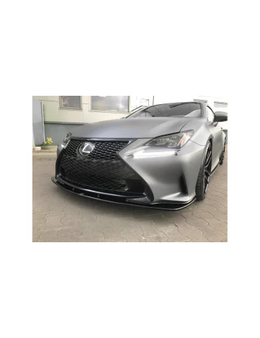 Splitter avant Lexus RC v.1 noir brillant