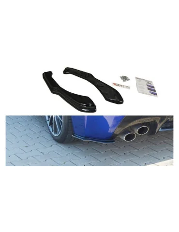 Splitters latéraux arrière Lexus RC F noir brillant