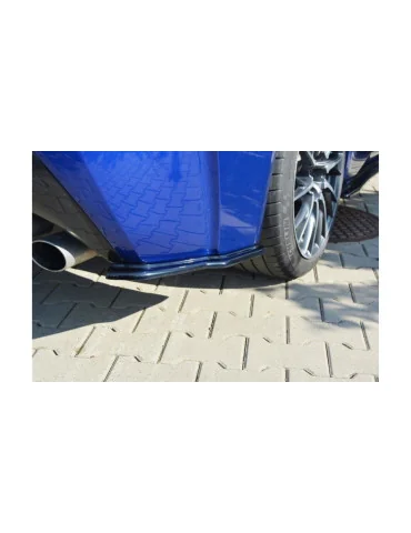 Splitters latéraux arrière Lexus RC F noir brillant