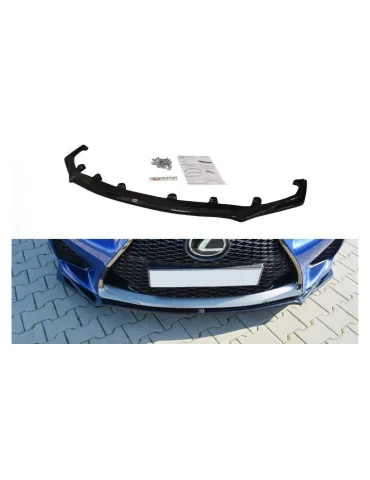 Splitter avant Lexus RC F v.1 noir brillant