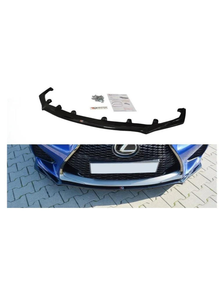 Splitter avant Lexus RC F v.1 noir brillant