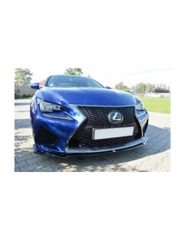 Splitter avant Lexus RC F v.1 noir brillant