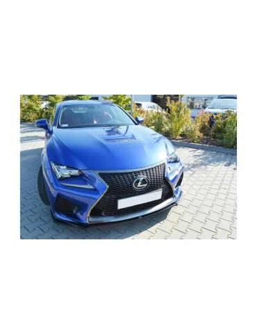 Splitter avant Lexus RC F v.1 noir brillant