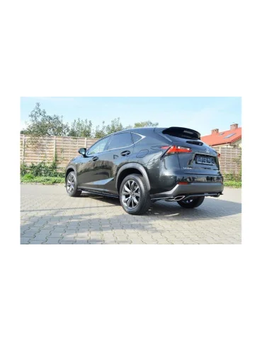 Splitters latéraux arrière Lexus NX I T noir brillant