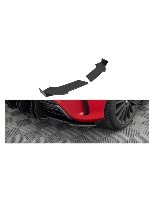 Splitters Street Pro et flaps Mercedes A 45 AMG W176 noir Maxton Design