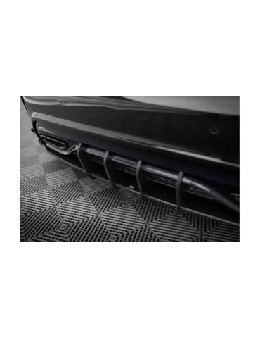 Splitters latéraux Street Pro + flaps Classe A W176 AMG-Line noir