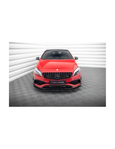 Lame avant Street Pro Mercedes A 45 AMG Aero W176 restylée noir mat