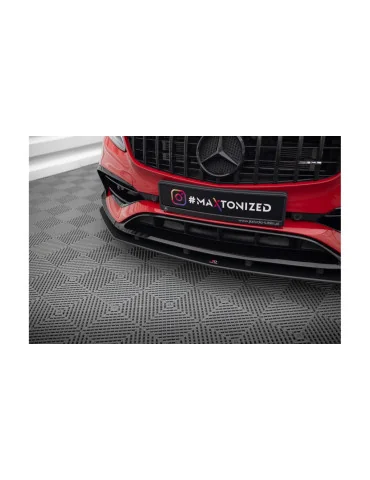 Lame avant Street Pro Mercedes A 45 AMG Aero W176 restylée noir mat